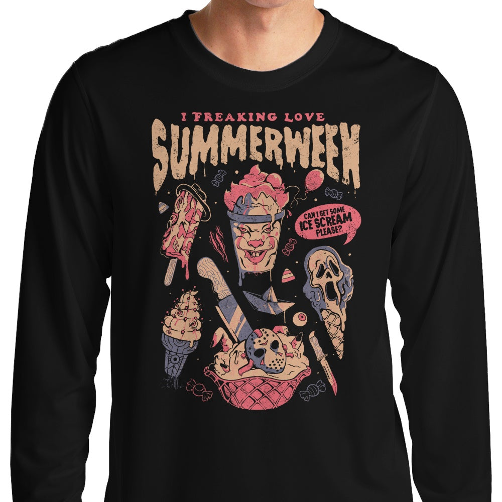 Summerween Stylish Long Sleeve Crewneck T - Shirt for All Sizes