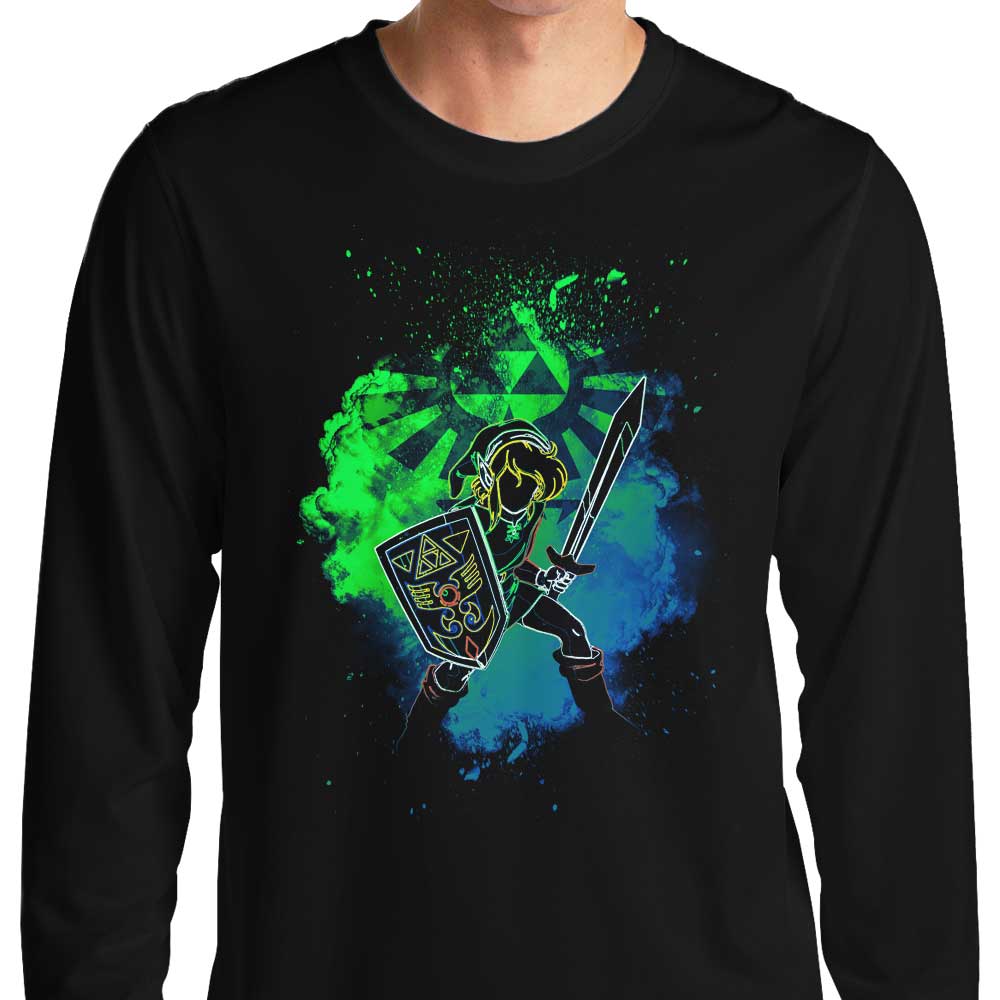 Vintage Soul Long Sleeve T-Shirt by Donnie Illustrations