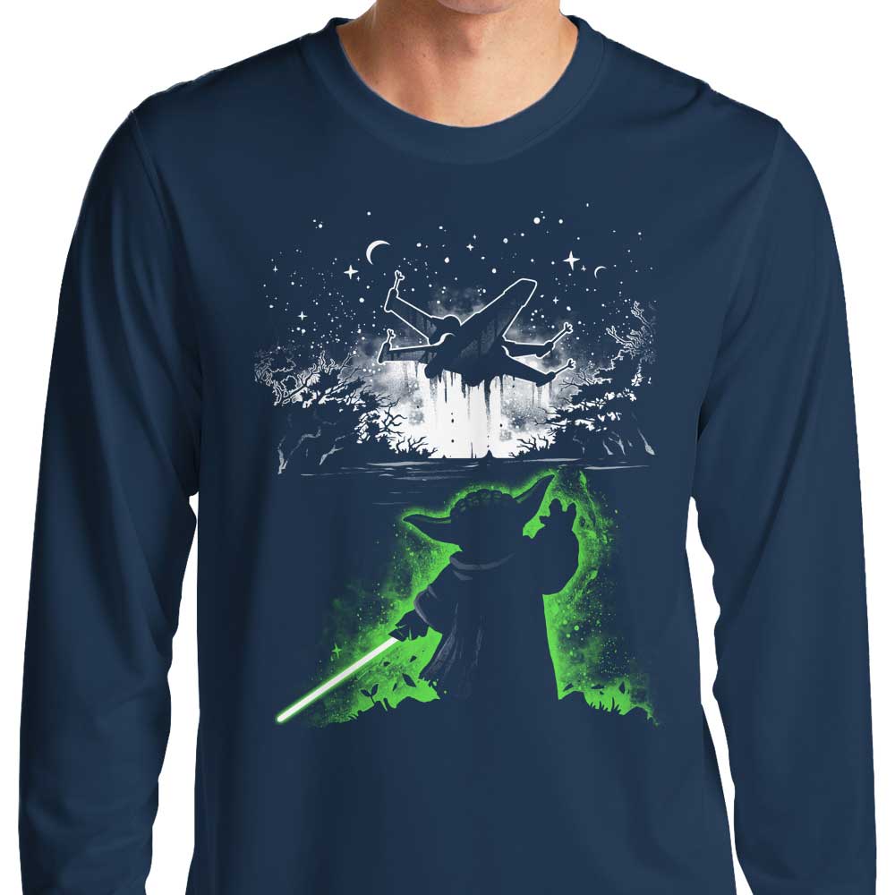 Alemaglia's Long Sleeve 'Master of the Force' Crewneck T - Shirt