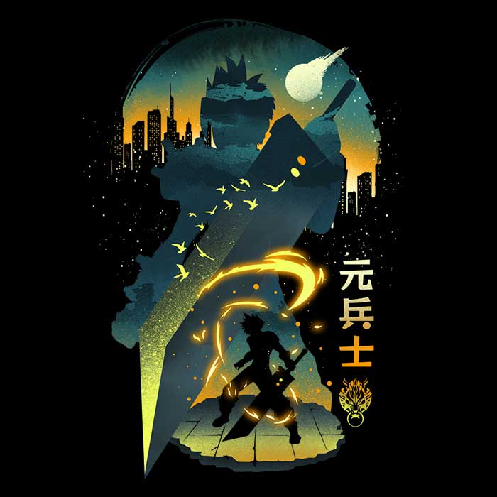 Long Sleeve T-Shirt Featuring Ex-Soldier's Silhouette