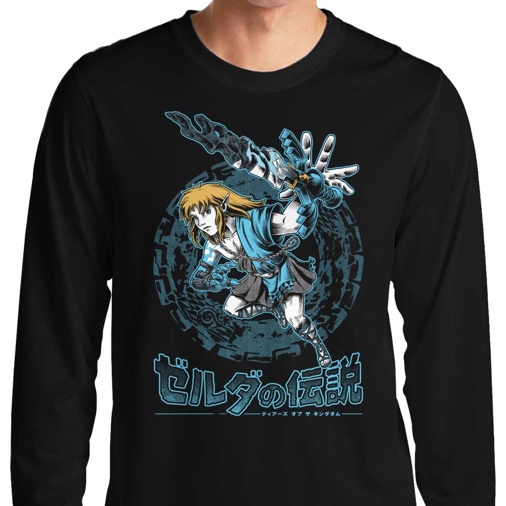 Studio Mootant's Long Sleeve Swordsman T-Shirt, S - 4XL Sizes