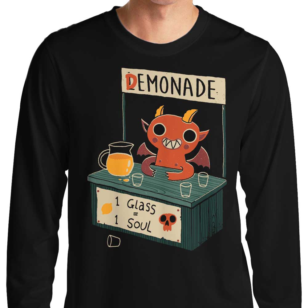 DinoMike's Demonade Long Sleeve Crewneck T - Shirt in S to 4XL Sizes