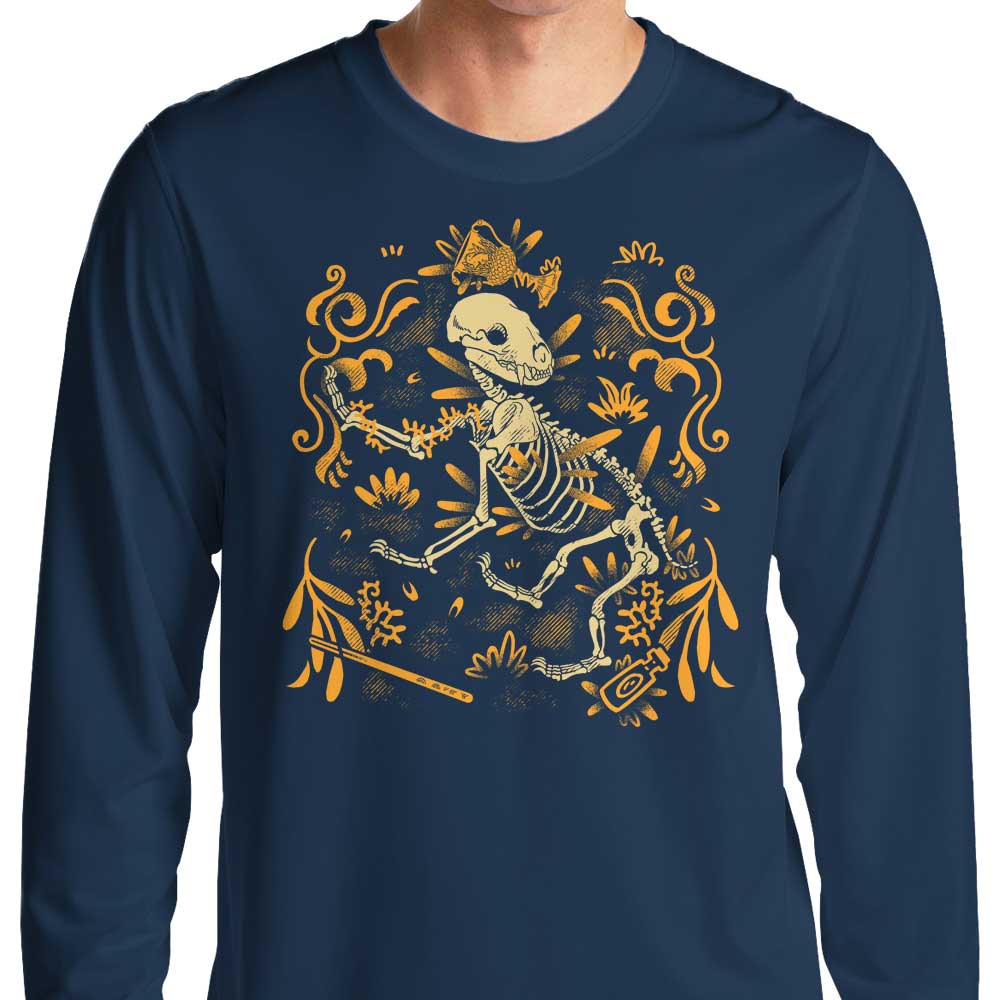 Fitas Artwork Badger Fossil Long Sleeve Comfortable T - Shirt