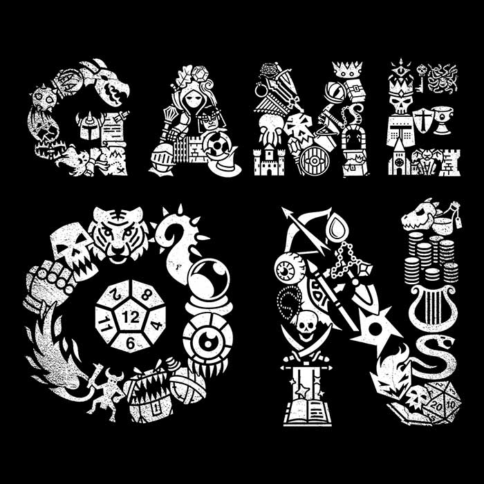 Shiron's Game On Long Sleeve Crewneck T - Shirt for All Sizes
