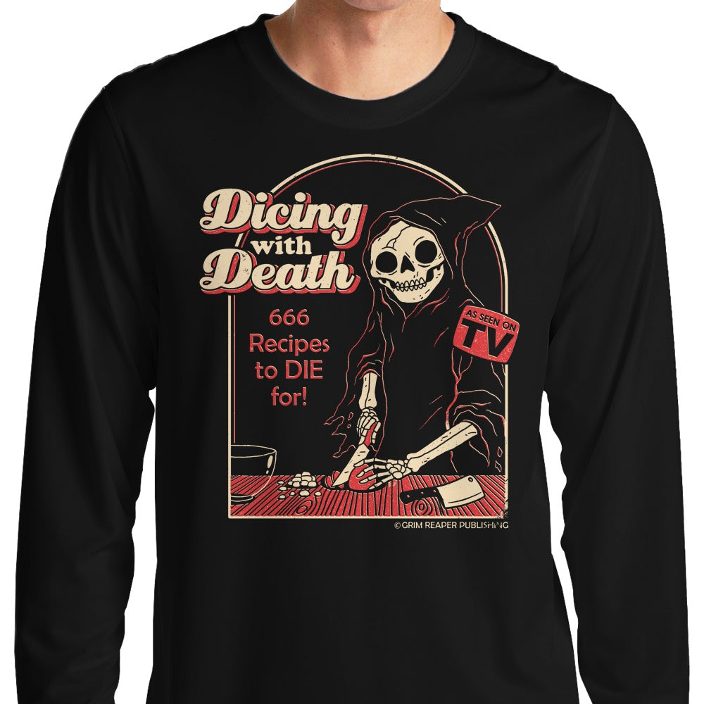 DinoMike's 'Dicing with Death' Long Sleeve Comfortable T-Shirt