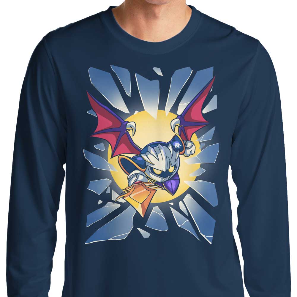 Coinbox Tees Meta Crashing Long Sleeve Crewneck T - Shirt for Men and Women