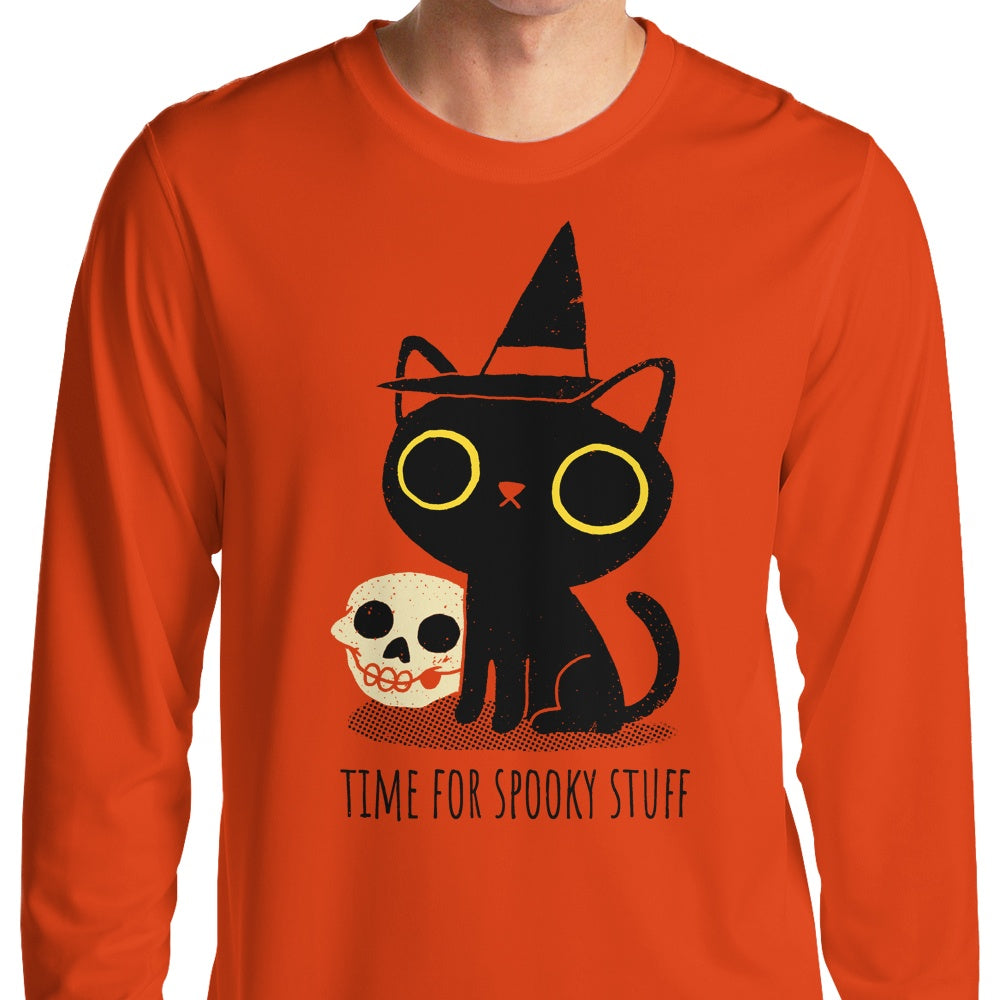 Spooky Season Long Sleeve DinoMike T-Shirt for a Creepy Look