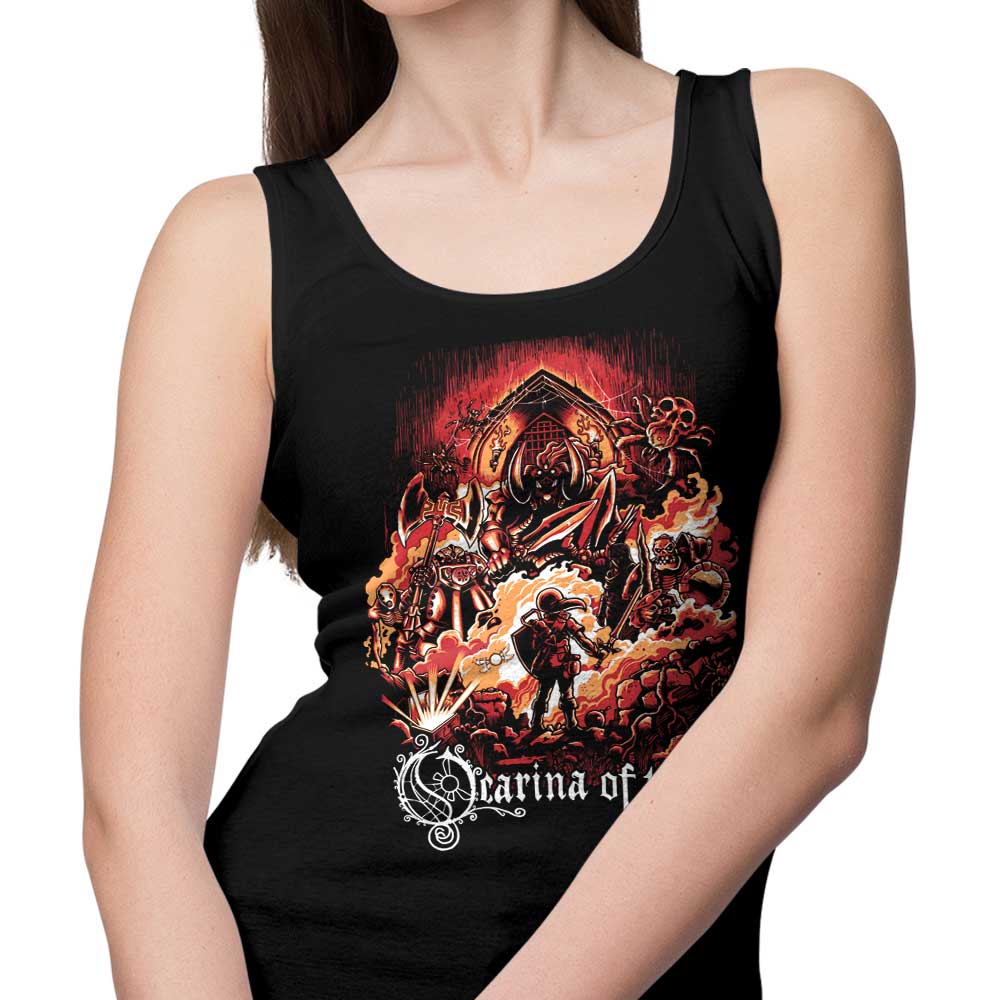 Legendary Ocarina Inspired Tank Top by Dracula Byte