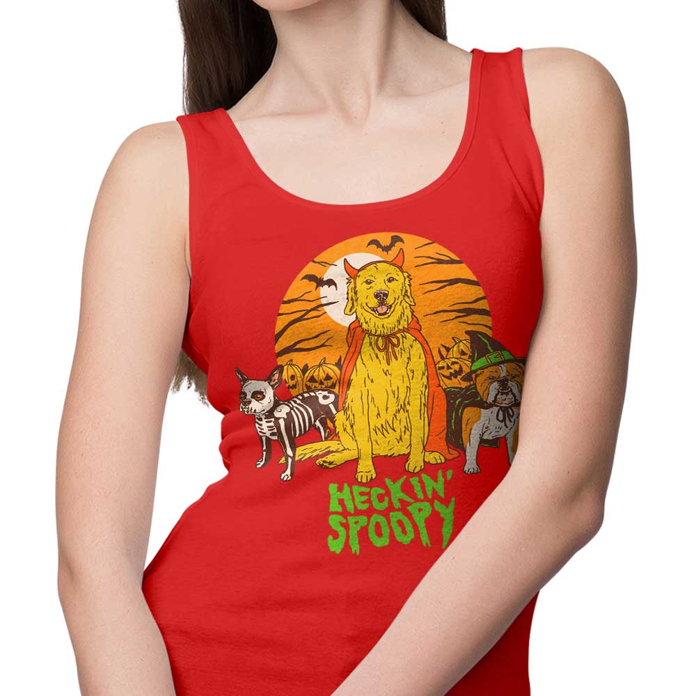Super Spooky Hillary White Tank Tops for Men and Women