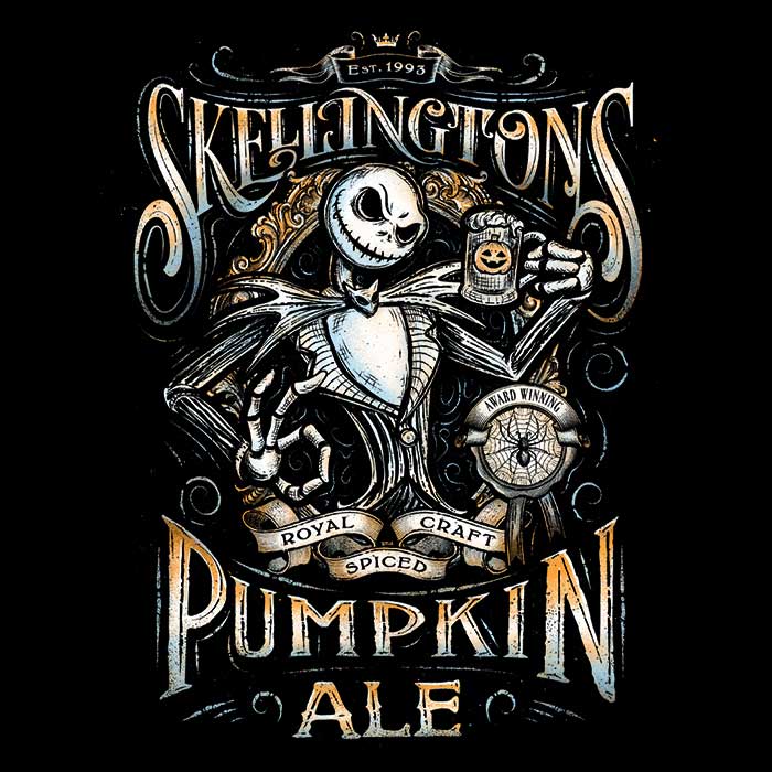 Cozy Skellington's Pumpkin Ale Men's and Women's Tank Tops