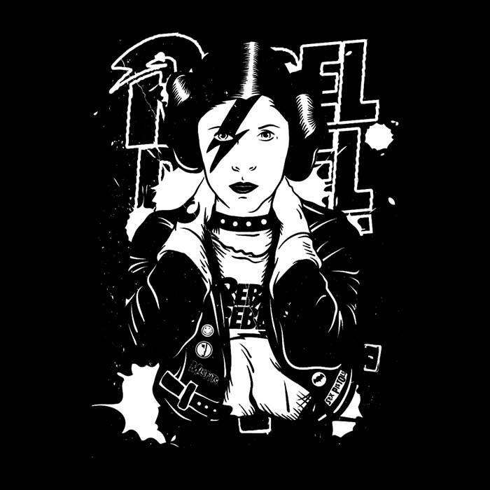 Rebel Rebel Men's and Women's Unisex Stylish Tank Top