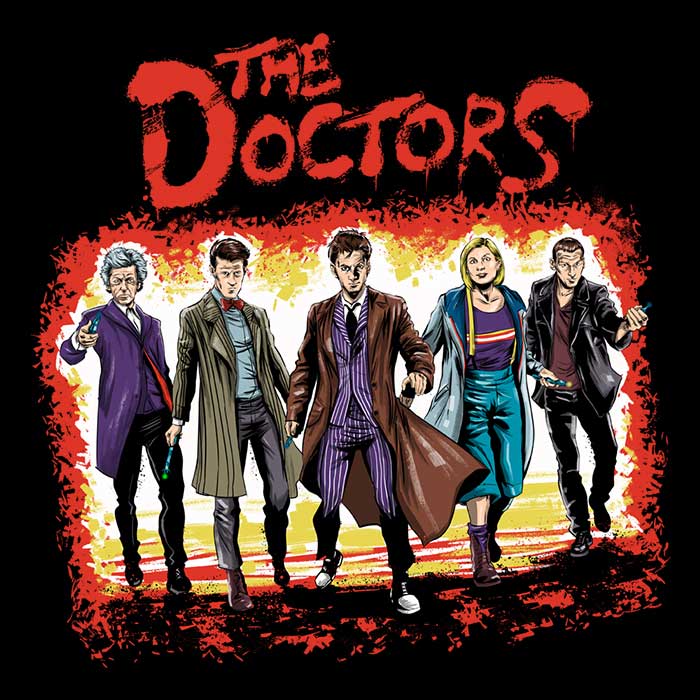 The Doctors Branded Long Sleeve Crewneck T-Shirt for Men and Women