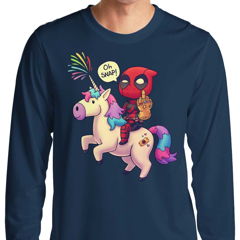 Geekydog Infinity Chimichanga Long Sleeve Crewneck T - Shirt in S to 4XL Sizes