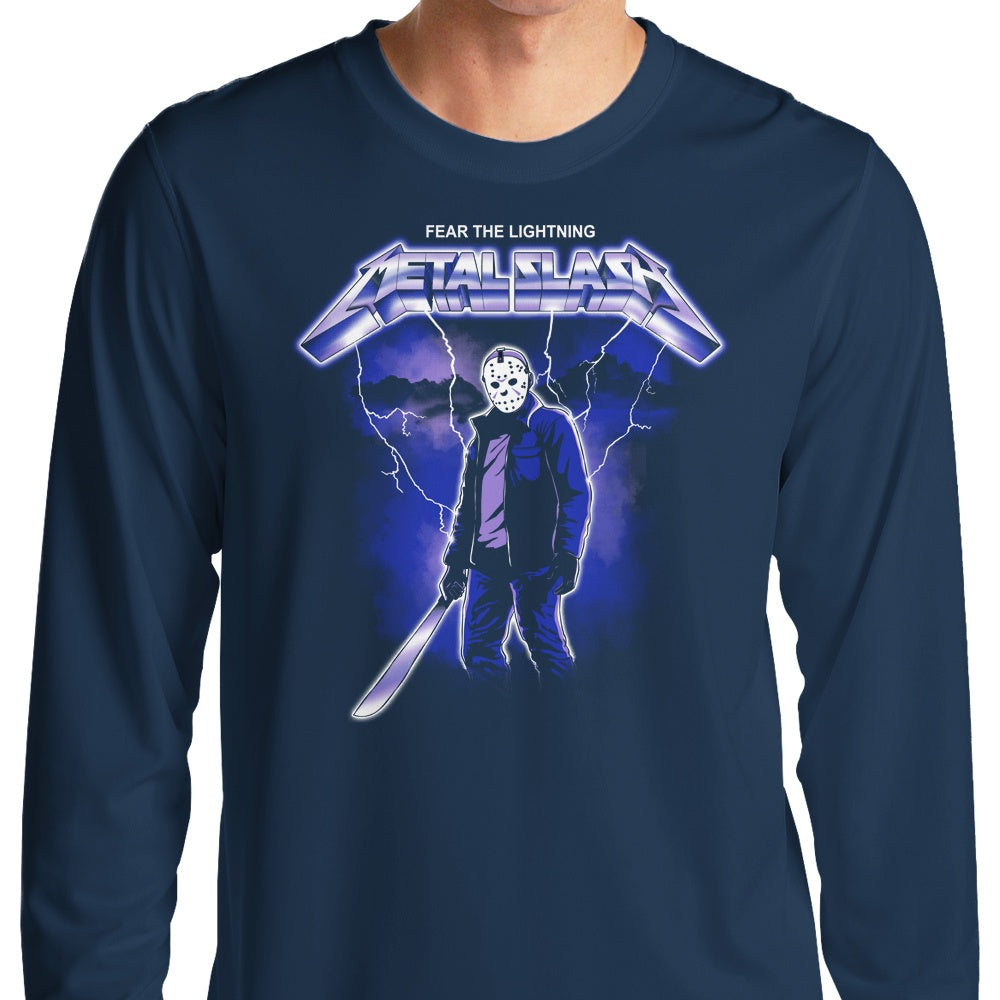 Retro Division's Fear the Lightning Long Sleeve Men's Casual T-Shirt