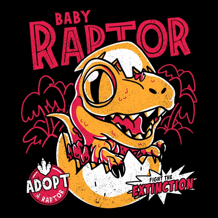 Baby Raptor Long Sleeve Children's T-Shirt for Infants and Toddlers