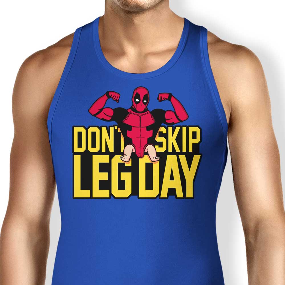 Raffiti's 'Don't Skip Leg Day' Men's and Women's Comfortable Tank Tops
