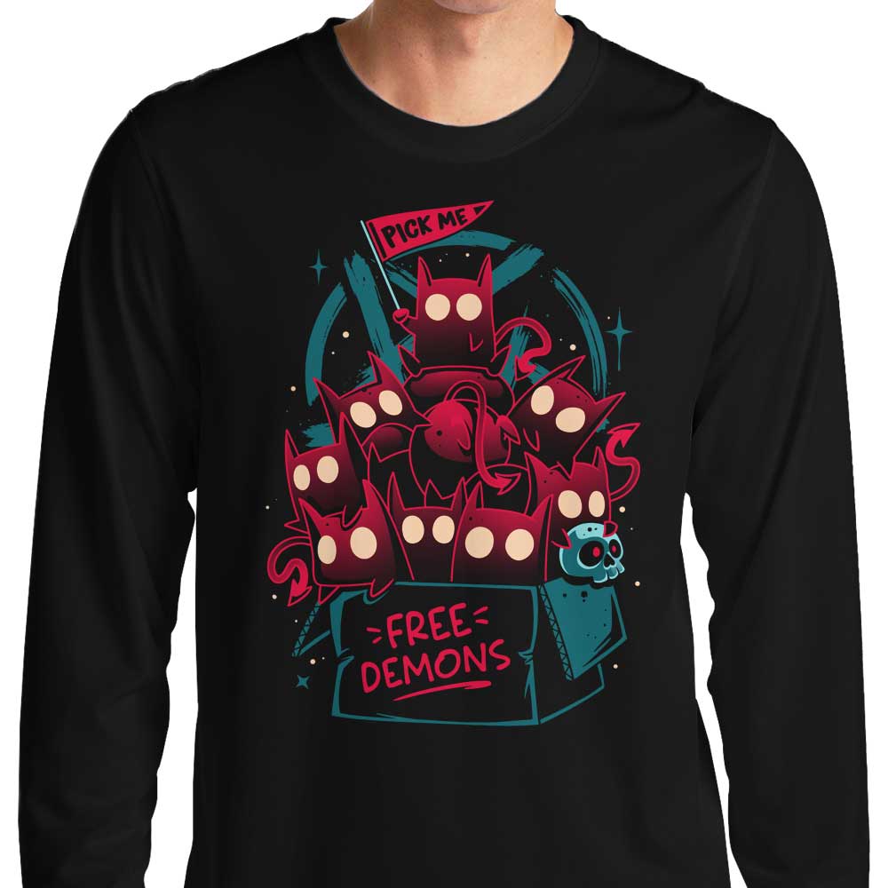 Snouleaf's Free Demons Long Sleeve Fashion T-Shirt
