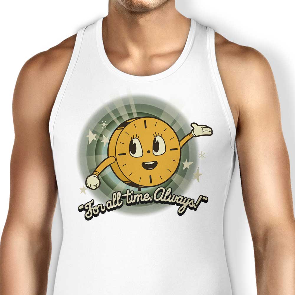 Harebrained's 'That's All The Time We Have' Men's and Women's Comfortable Tank Tops