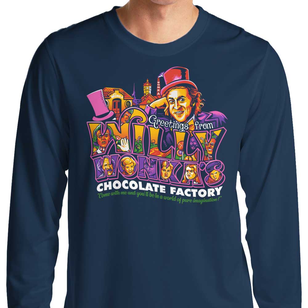 Long Sleeve Pure Imagination T-Shirt by GoodIdeaRyan