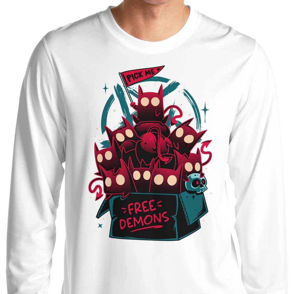 Snouleaf's Free Demons Long Sleeve Fashion T-Shirt