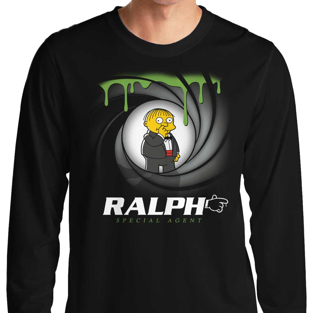 Long Sleeve 'Special Agent Ralph' T - Shirt for All Sizes