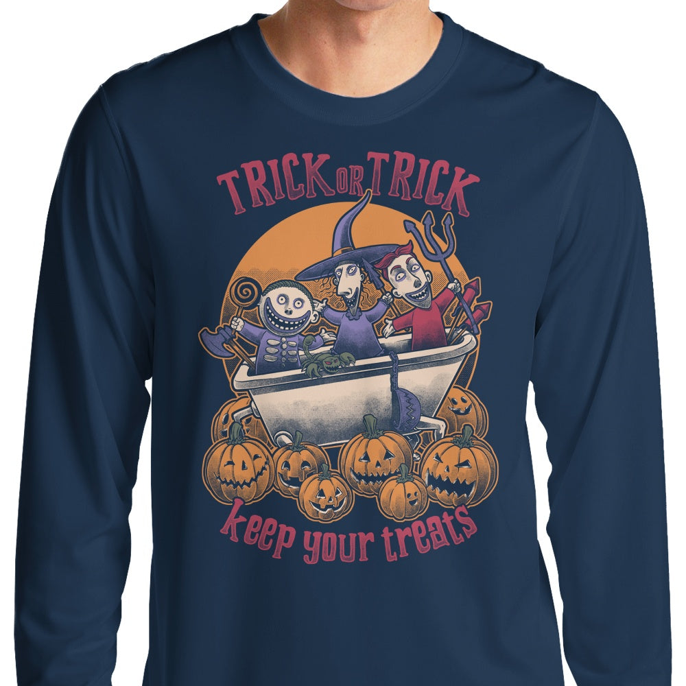 Studio Mootant's 'Keep Your Treats' Long Sleeve Crewneck T - Shirt for All Sizes