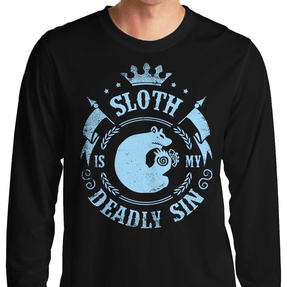 Typhoonic Art's Sloth-themed Long Sleeve Comfort T-Shirt