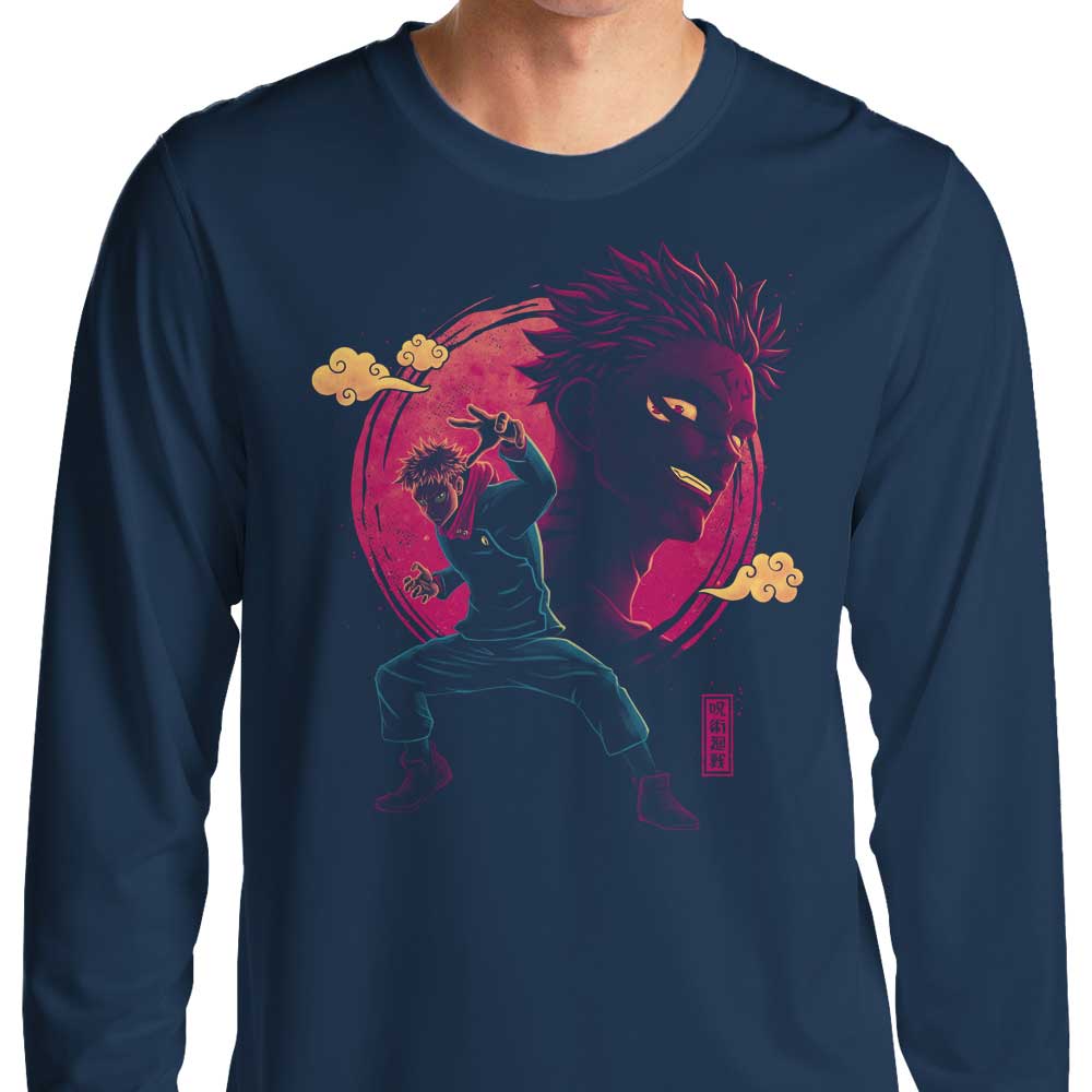 Teesgeex's Long Sleeve 'King of Curses' Stylish T-Shirt