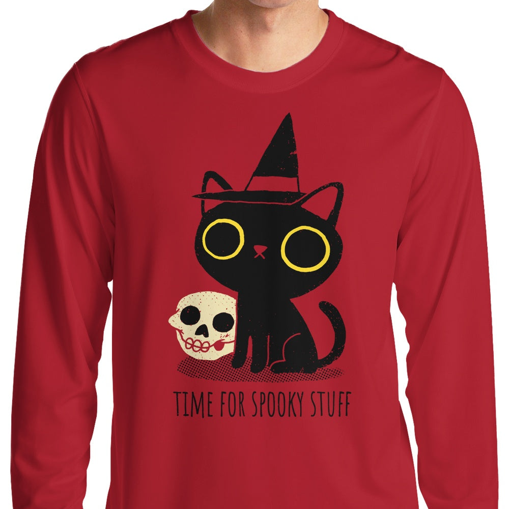 Spooky Season Long Sleeve DinoMike T-Shirt for a Creepy Look