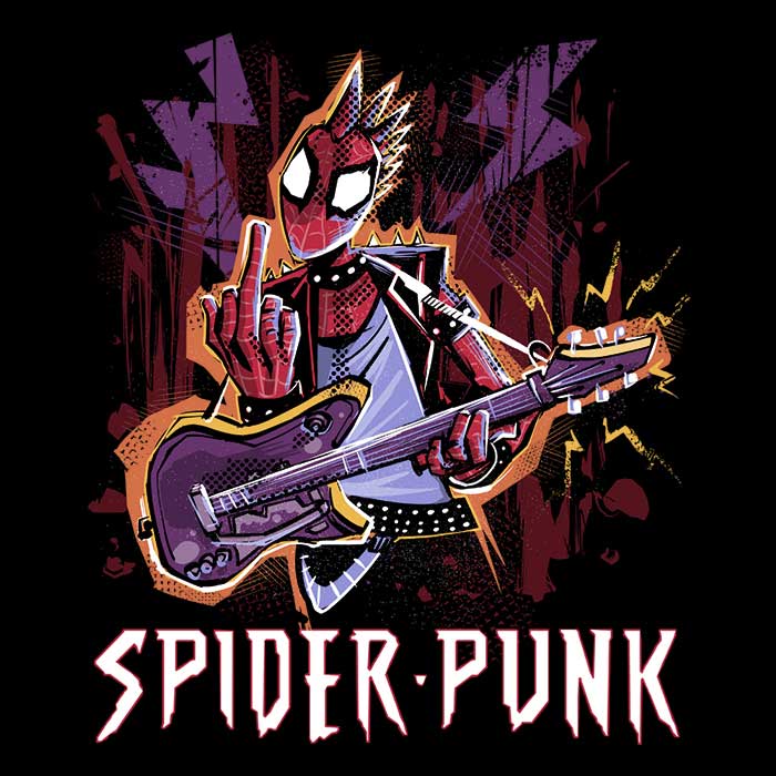 Spider Punk Inspired Men's Tank Top