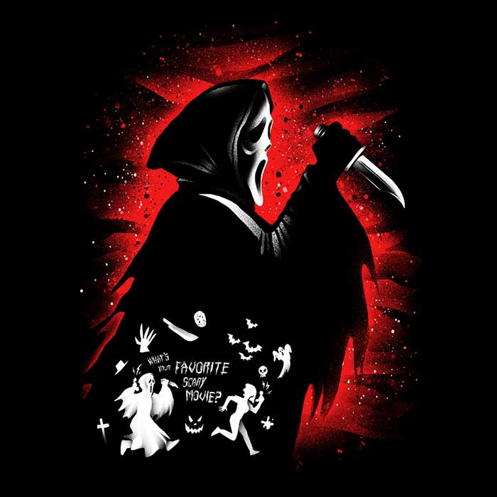 Alemaglia's Stylish Ghost Face Design Tank Top