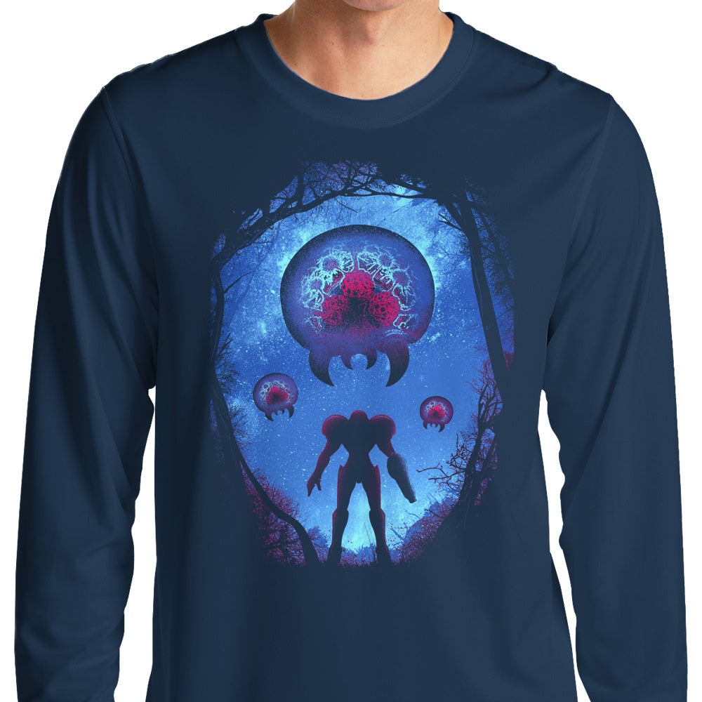 Long Sleeve Bounty Hunter Landscape Graphic T-Shirt