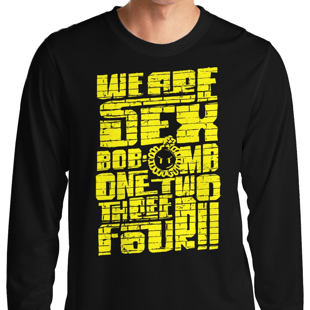Long Sleeve Demonigote Bob-omb Wall Art T-Shirt