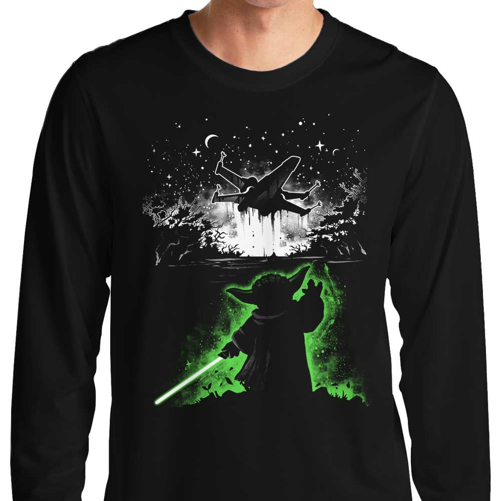 Alemaglia's Long Sleeve 'Master of the Force' Crewneck T - Shirt