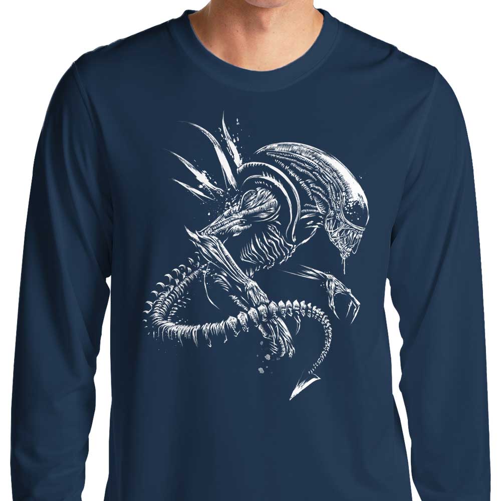 Dr. Monekers' Space Rage Long - Sleeve Stylish T - Shirt