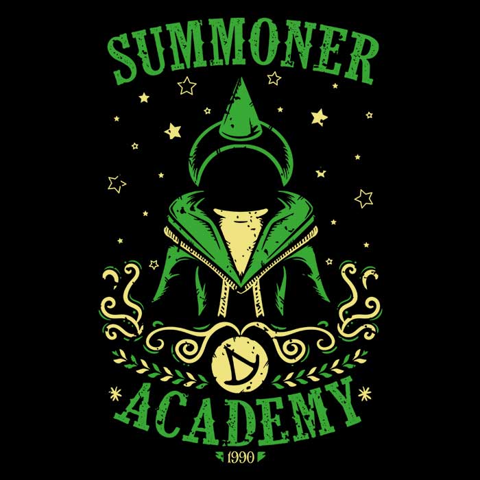 Soulkr's Summoner Academy Long Sleeve Crewneck T - Shirt for All Sizes