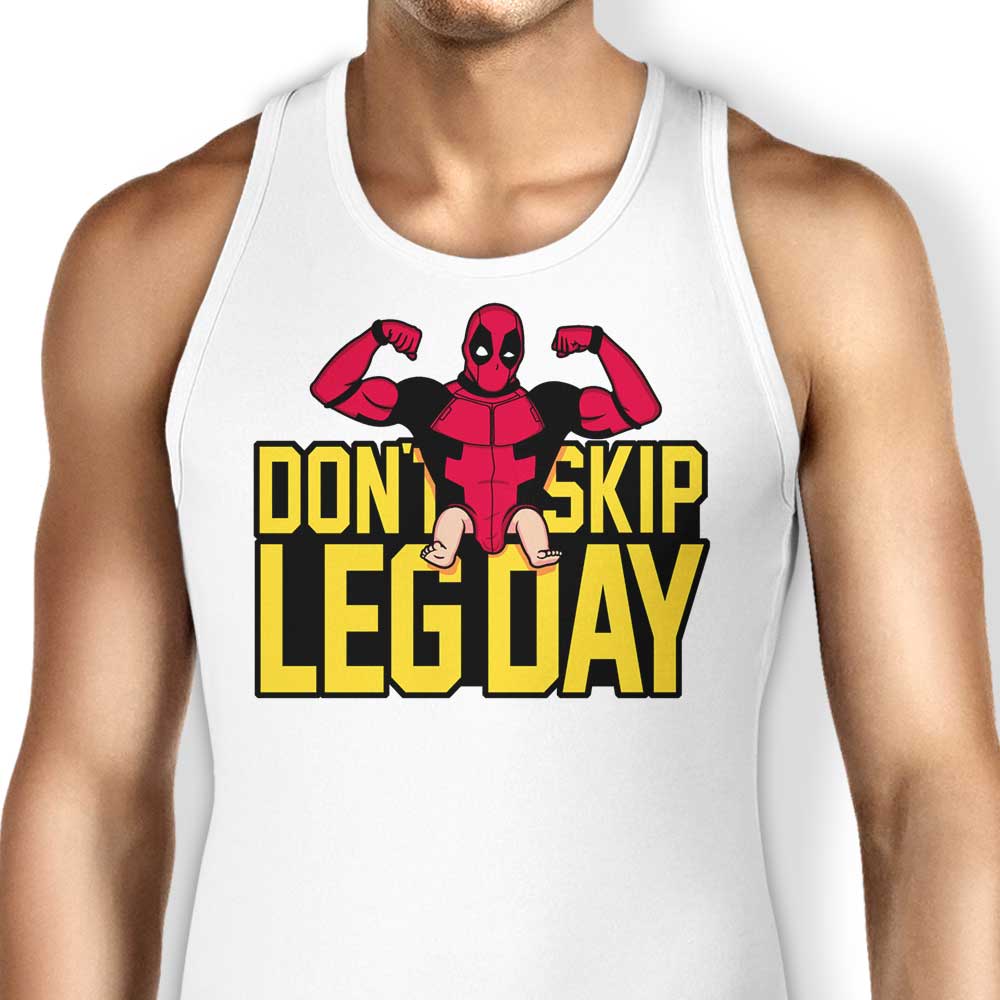 Raffiti's 'Don't Skip Leg Day' Men's and Women's Comfortable Tank Tops