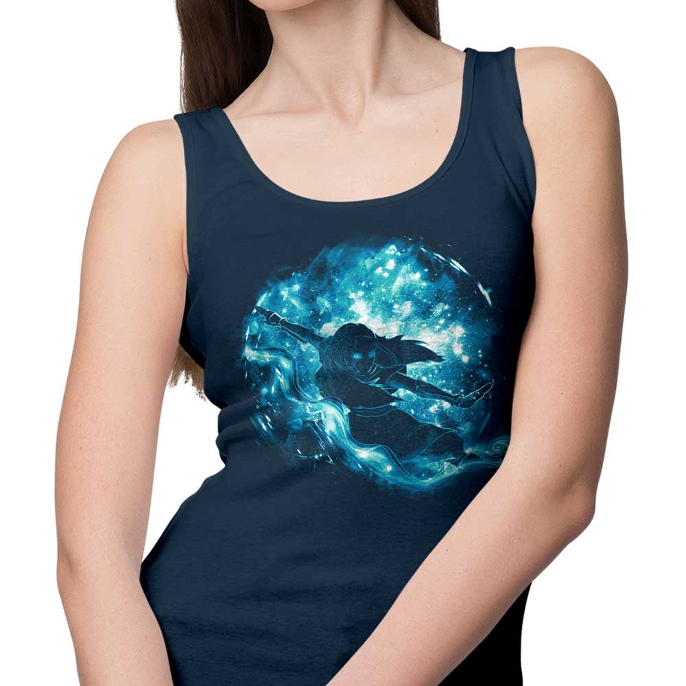 Kharmazero's Space Water-themed Unisex and Women's Tank Tops