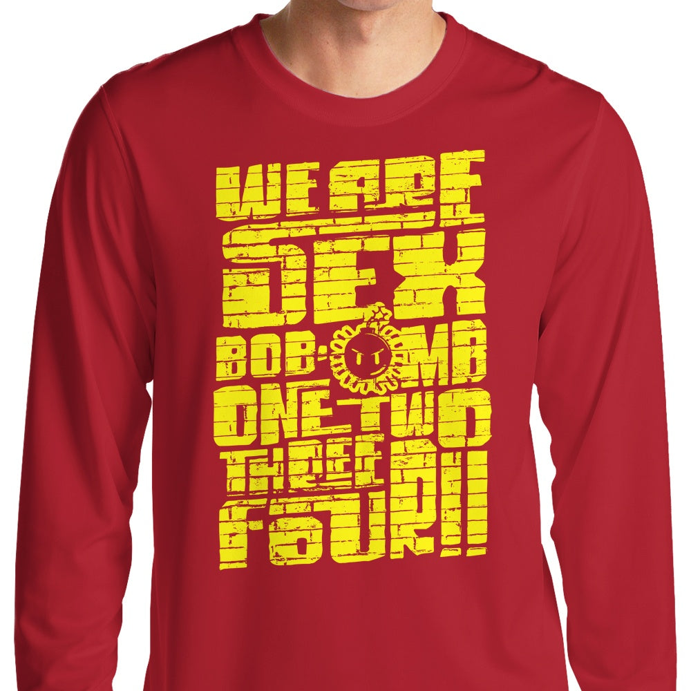 Long Sleeve Demonigote Bob-omb Wall Art T-Shirt