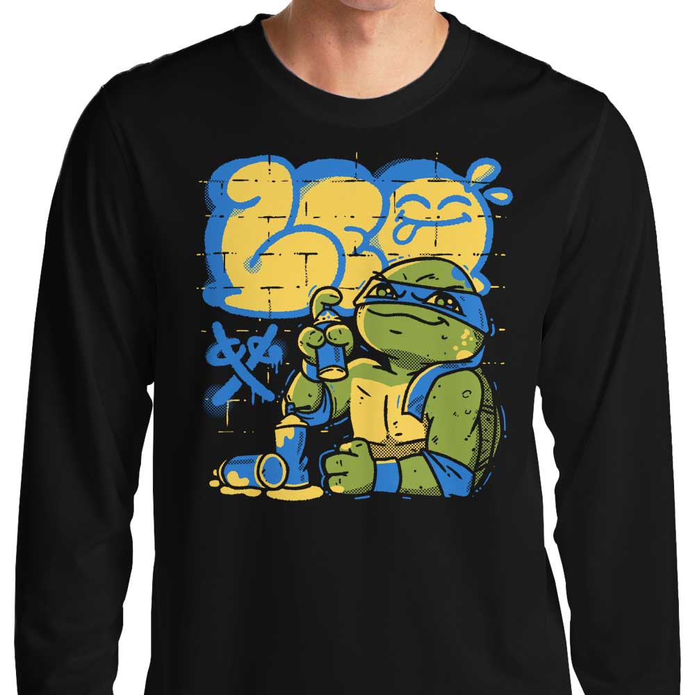 Leo Mayhem Long Sleeve Crewneck Sweatshirt T-Shirt by Fitas Artwork