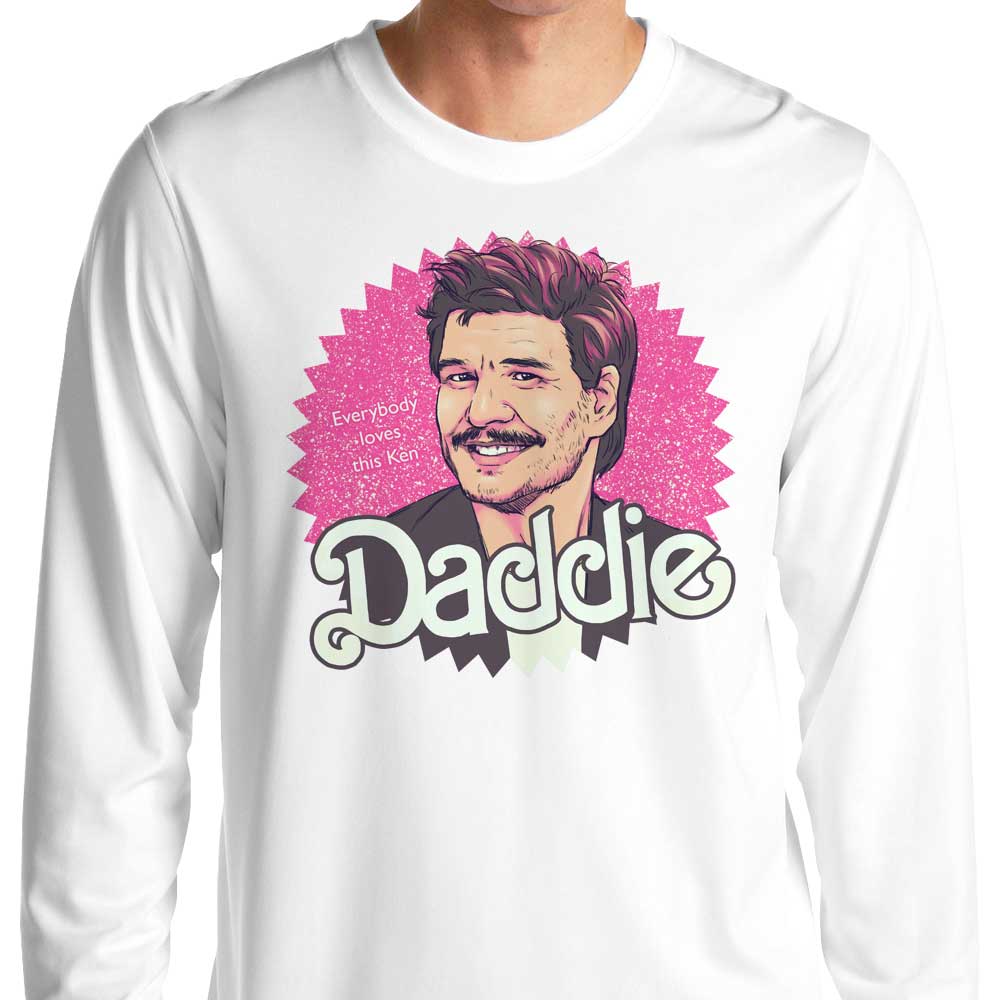 Geekydog's Daddie Long Sleeve Comfortable Crewneck T-Shirt