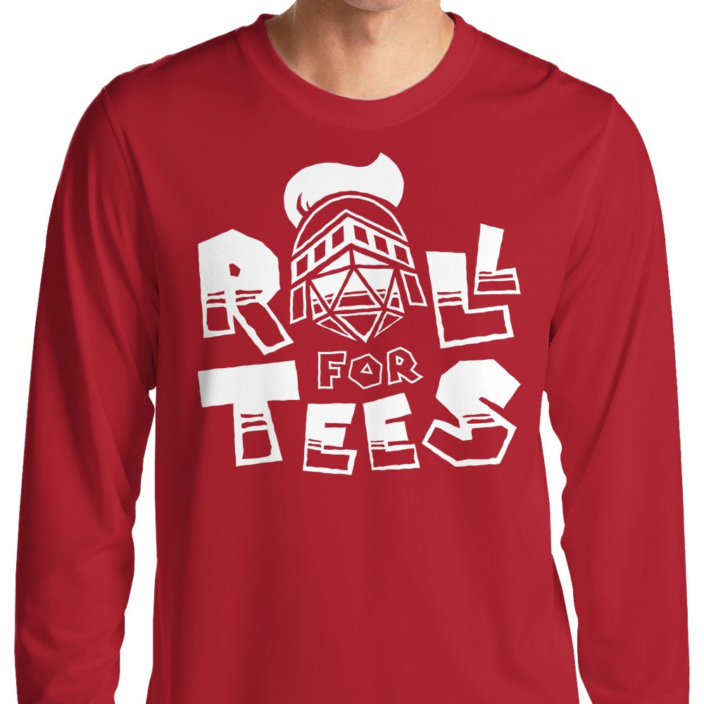 Long Sleeve 'Roll for Tees' T-Shirt by Teesgeex