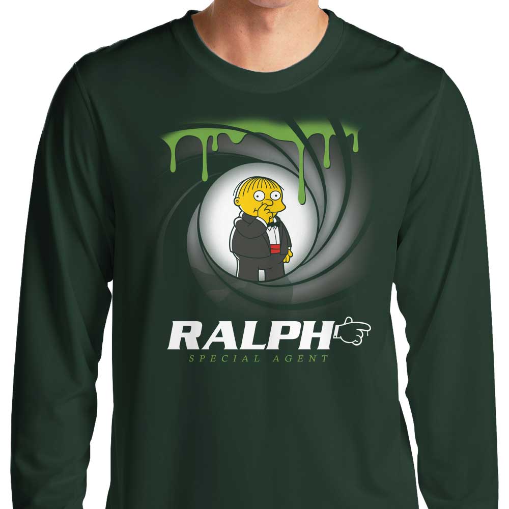 Long Sleeve 'Special Agent Ralph' T - Shirt for All Sizes