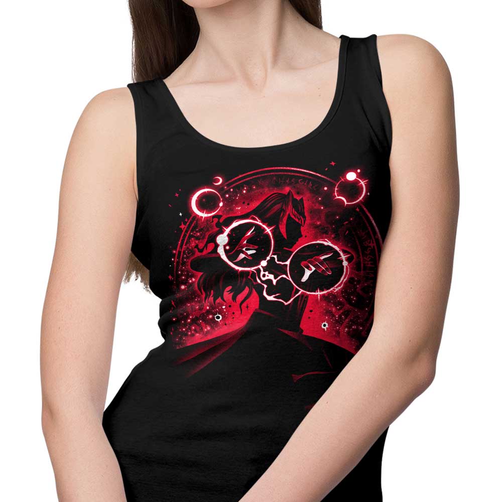 Alemaglia's Scarlet Chaos Comfortable and Lightweight Tank Tops for Men and Women