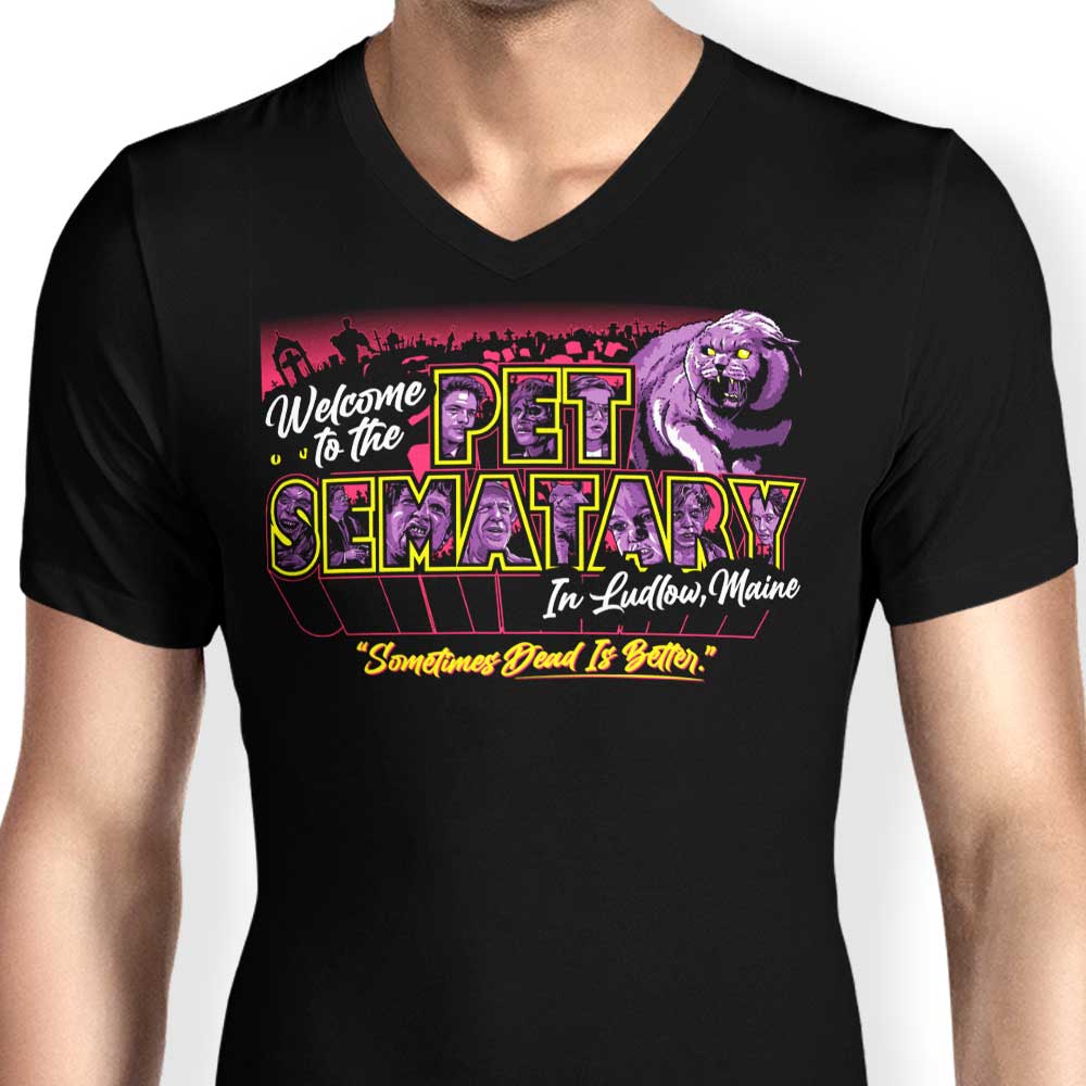Men's Classic V-Neck T-Shirt - 'Welcome to Ludlow' Collection