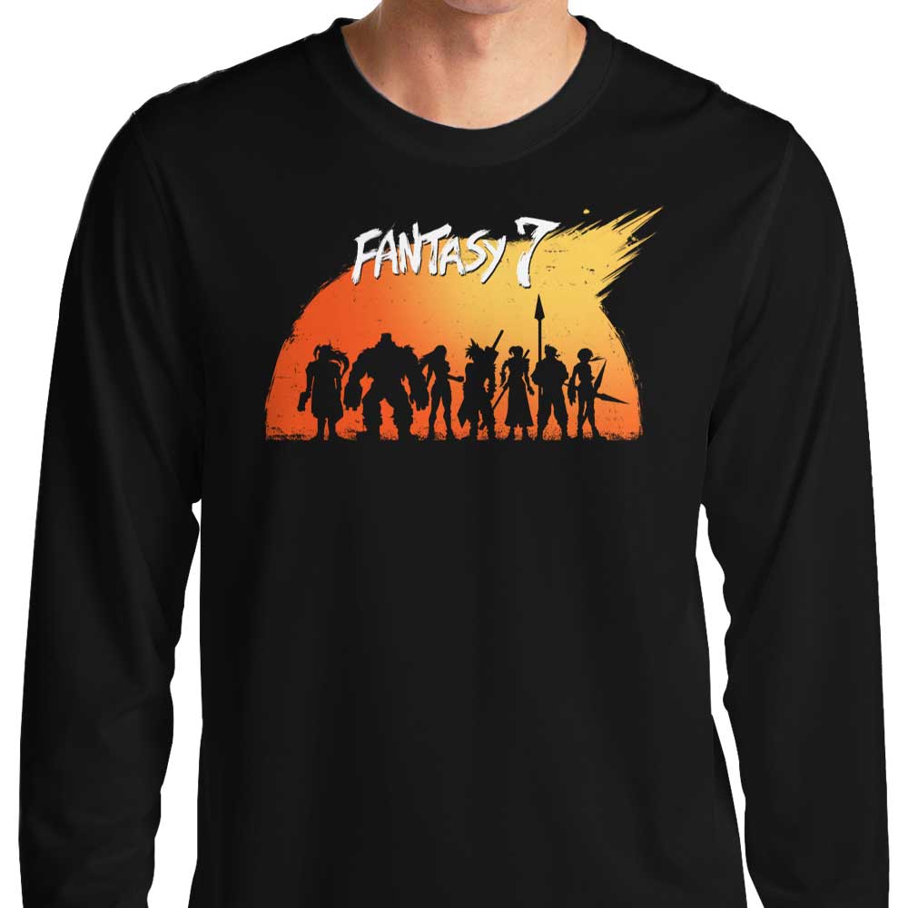 Steven Lefcourt's Fantasy 7 Long Sleeve Crewneck T - Shirt