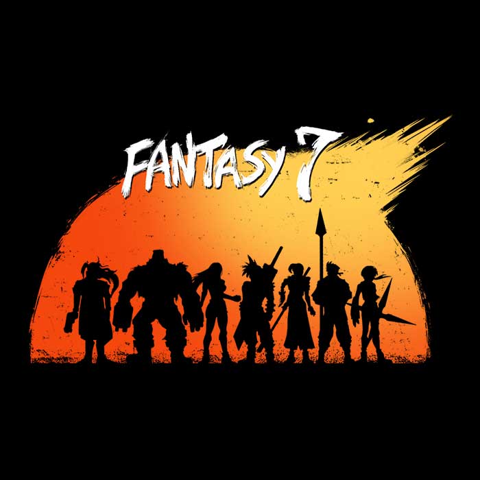 Steven Lefcourt's Fantasy 7 Long Sleeve Crewneck T - Shirt