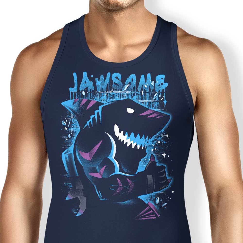 Alemaglia's Stylish Tiger Shark Design Tank Top
