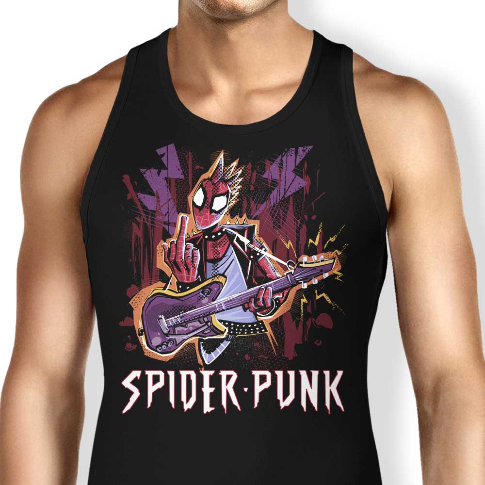 Spider Punk Inspired Men's Tank Top