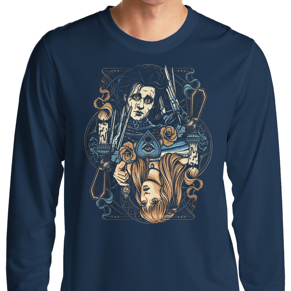 Momma Gorilla's Edward and Kim Brand Long Sleeve Crewneck Sweatshirt T-Shirt